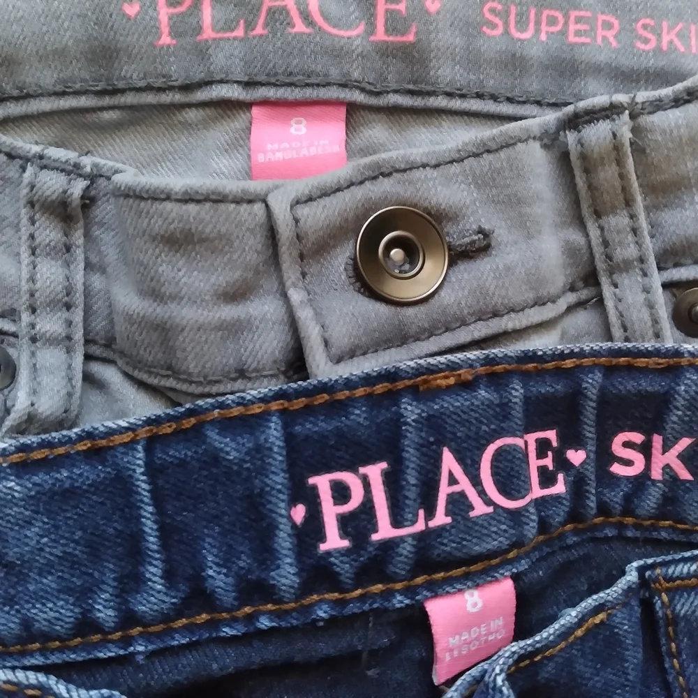 #305-9 Girls Children's Place Jean Bundle Super Skinny - Picture 8 of 16